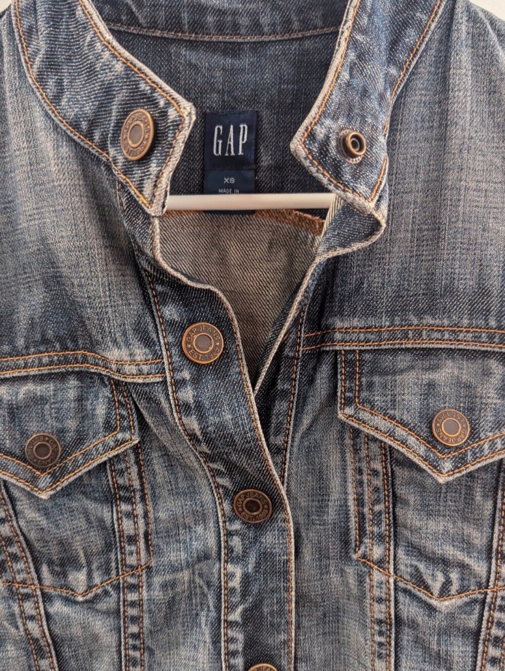 Gap Blue Jeans Jacket Size S Like New Excellent Condition $42